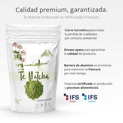 Ta matcha en polvo calidad premium